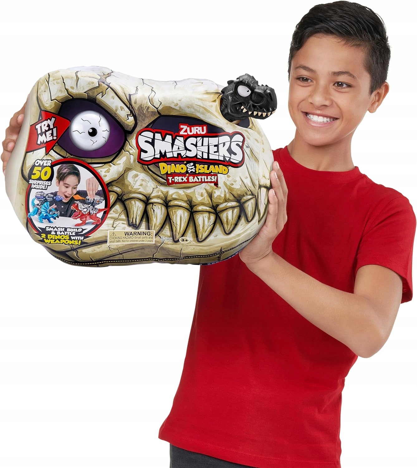 Zuru Smashers Dino Island Obrovská Lebka Vajíčko 50 Překvapení