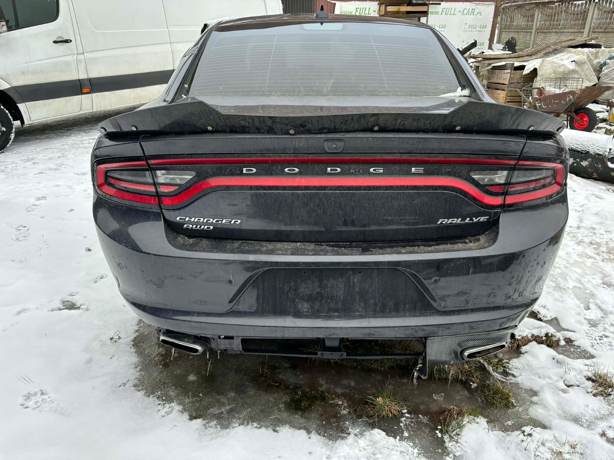 DODGE CHARGER RALLY AWD 2016 TYŁ KOMPET KLAPA ZDERZAK LAMPY BELKA KOLOR-PAR