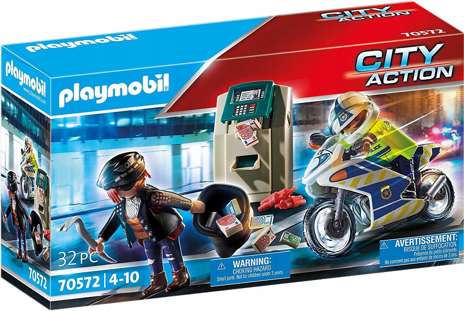

Playmobil 70572 Policyjny Motor Pościg Za Przestęp