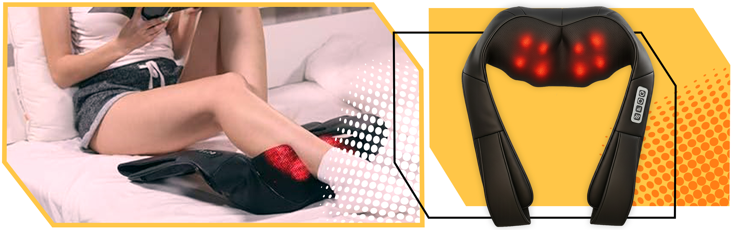 Masażer Lewer do szyi karku pleców czarny podgrzewany 24 W