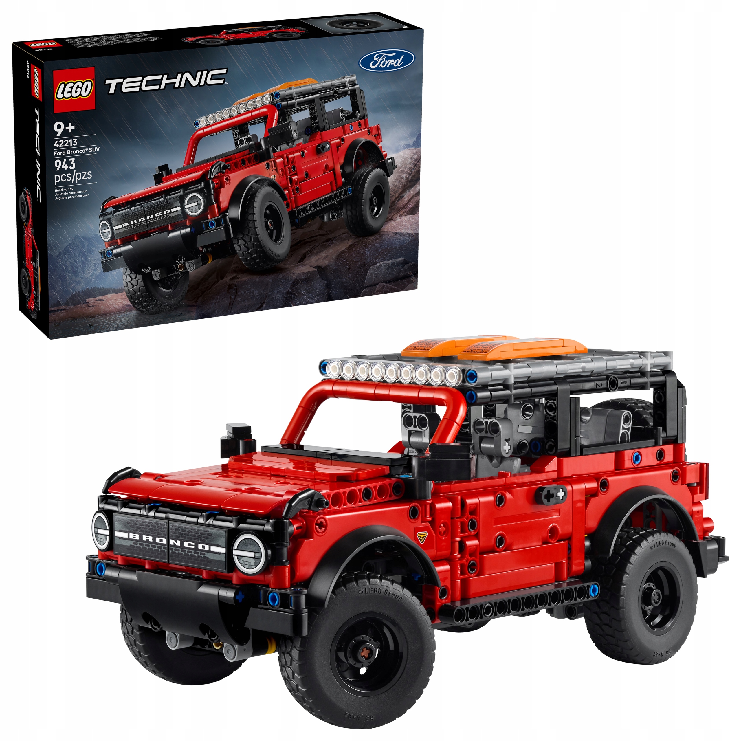 Lego Technic Suv Ford Bronco 42213 – realistický model off-roadového terénu