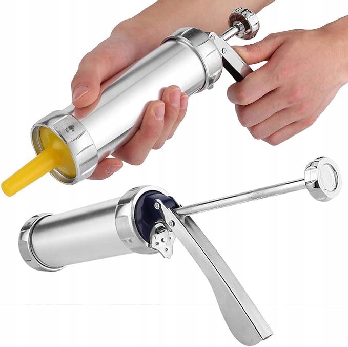 MASZYNKA PRASKA DEKORATOR DO CIASTEK CIASTA TORTÓW PREZENT NA ŚWIĘTA Materiał dominujący stal nierdzewna