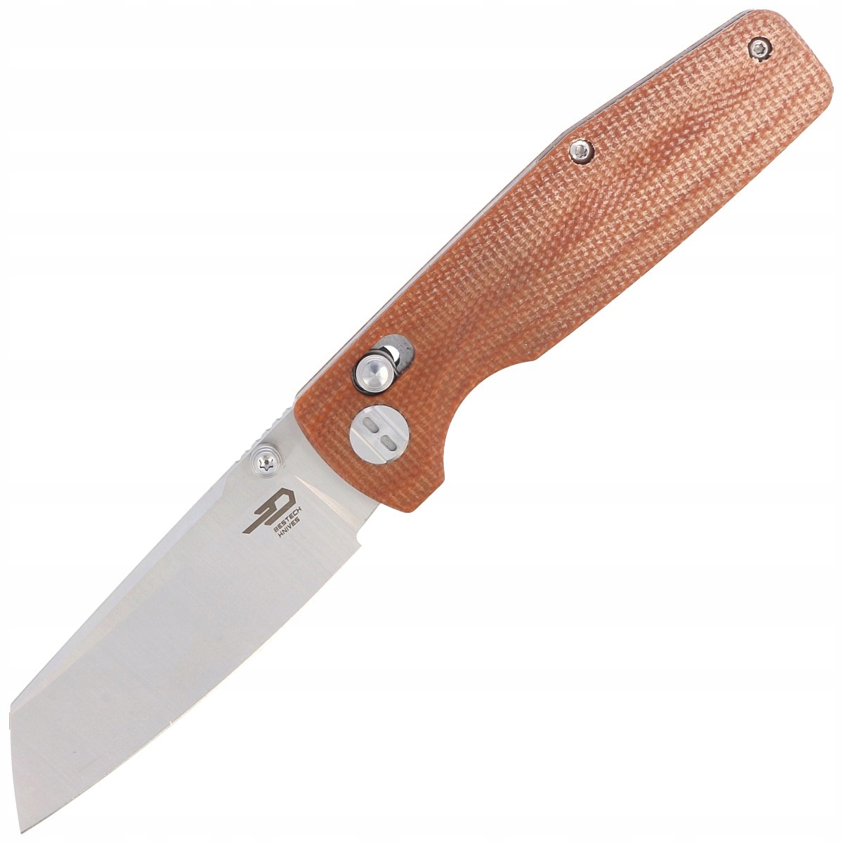 Nůž Bestech Slasher Natural Micarta, Satin D2 (BG43D)