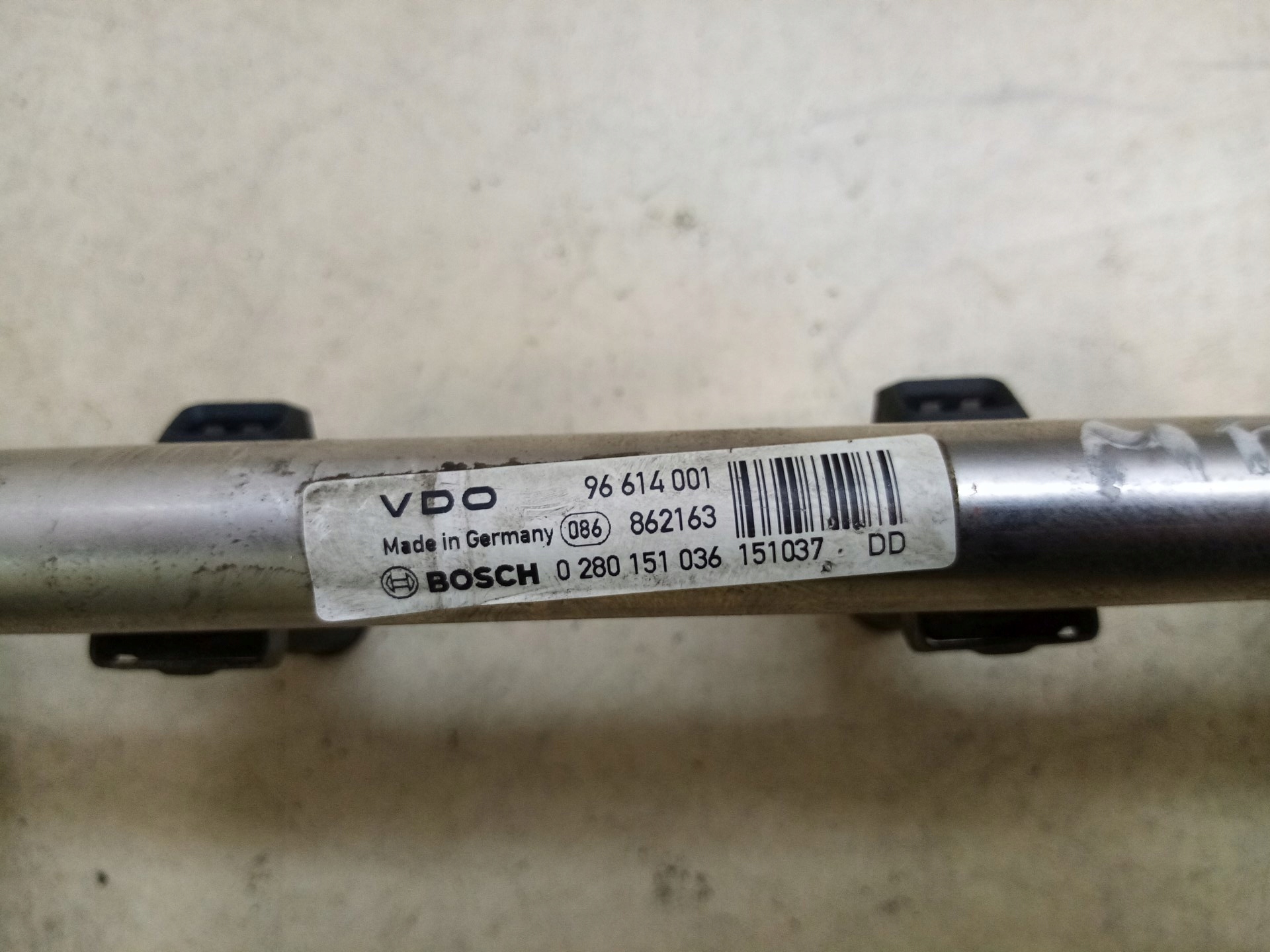 injection ramp MERCEDES W168 1.4