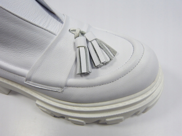 Białe botki sneakersy na traperze R.Polański 37,5 Rozmiar 37,5