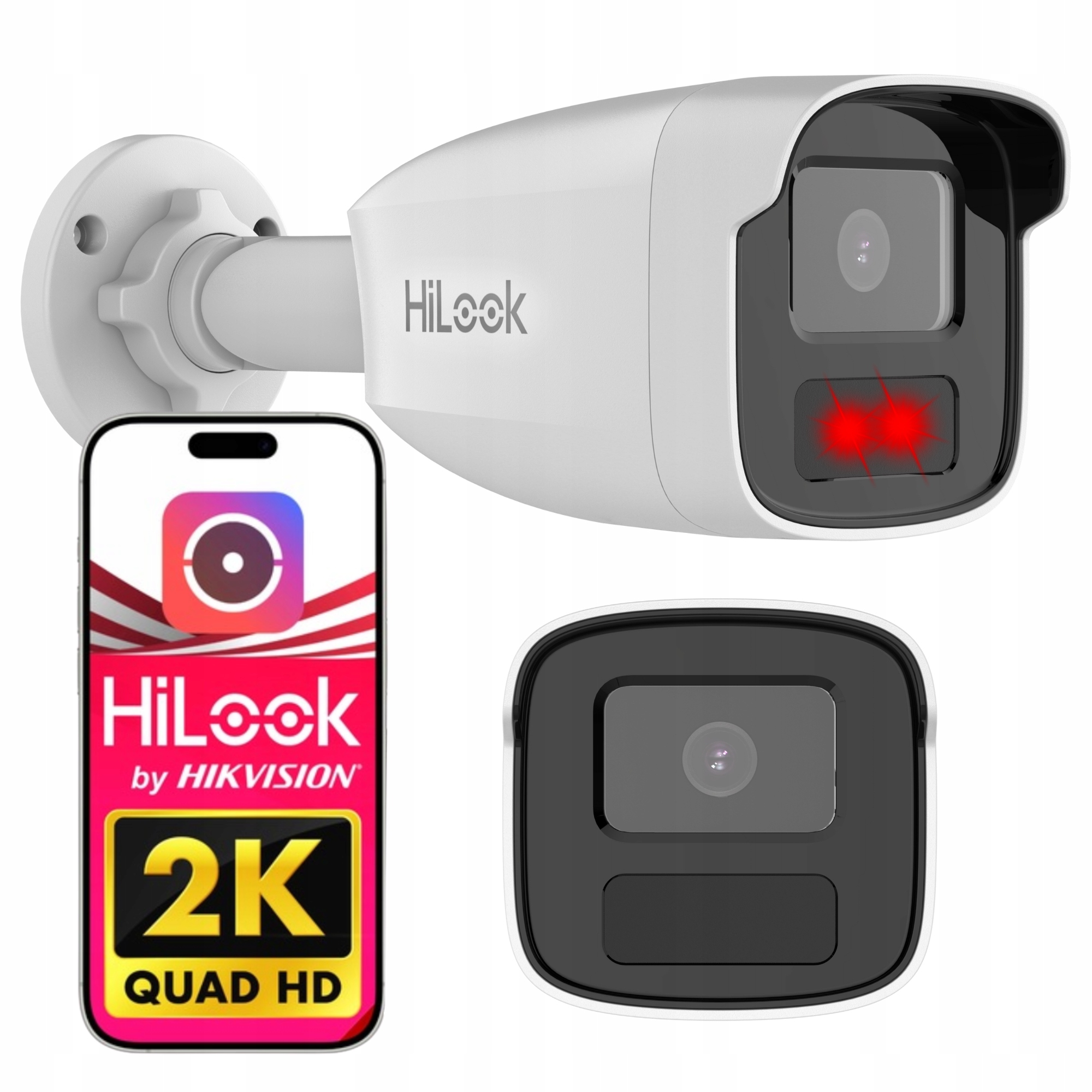 Kamera Ip IPCAM-B4-50IR Ir 50m 4MPx HiLook by Hikvision