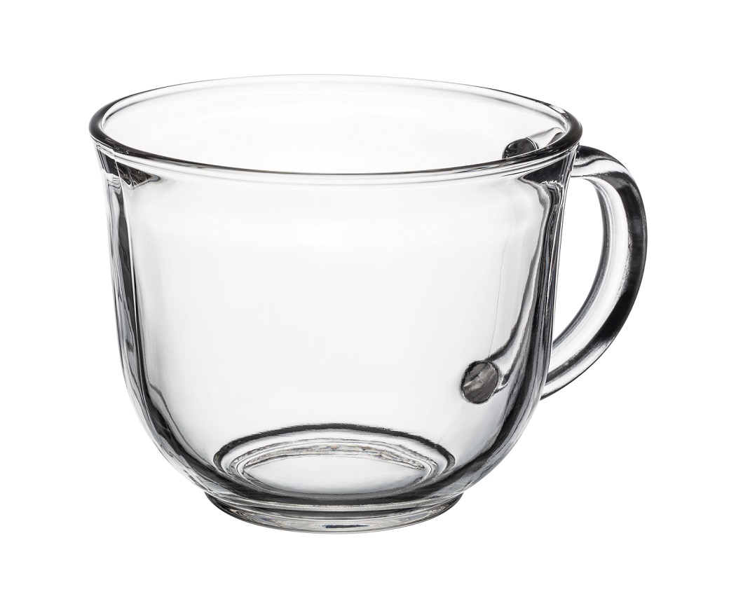 

Kubek szklanka z uchem Leo 480 ml duża filiżanka