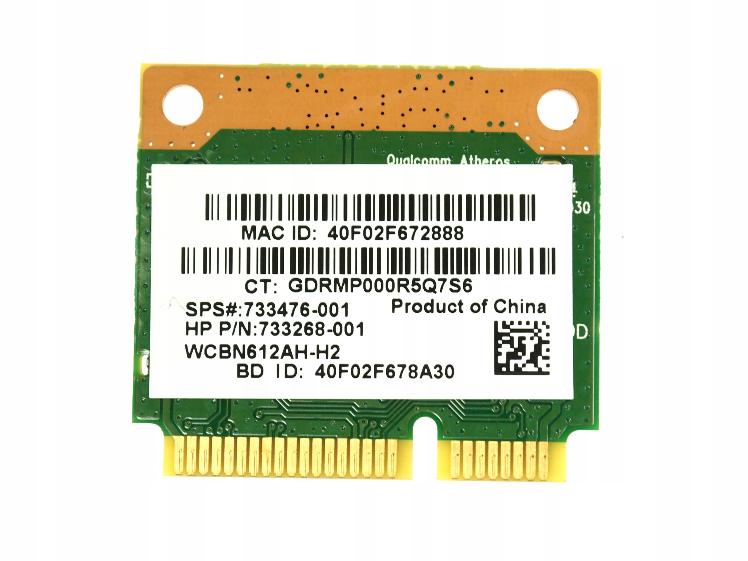 HP 15-g003sw 15-G WIFI QCWB335 Kod producenta QCWB335