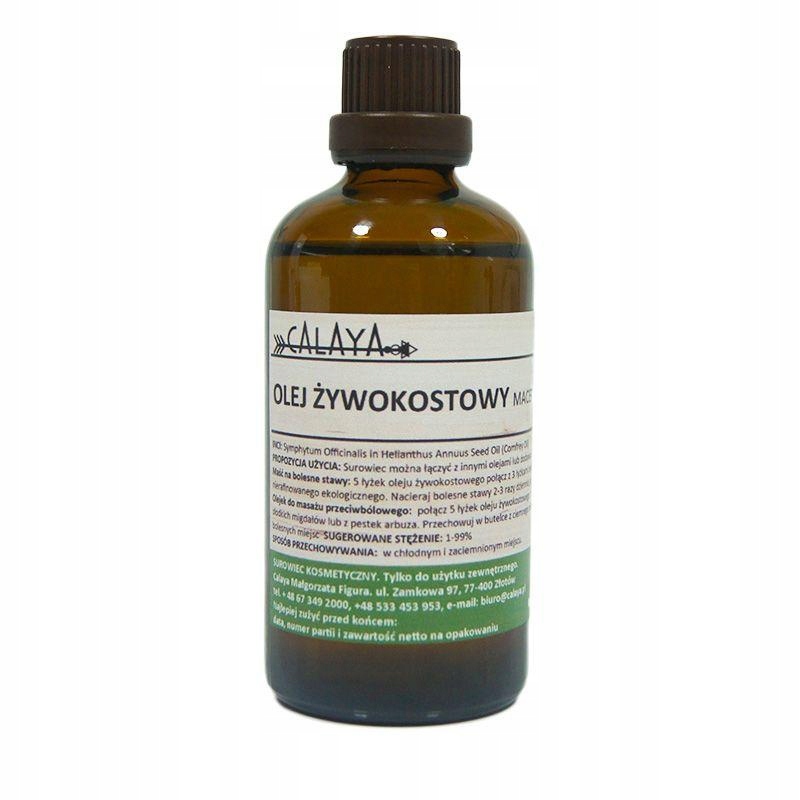 Olej Żywokostowy macerat przeciwbólowy , rwa kulszowa ,NA BÓL KRĘGOSŁUPA