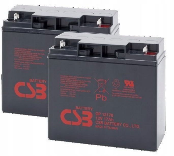 Zestaw baterii Csb dedykowany do Apc Smart-UPS SMT1500I SUA1500 RBC7