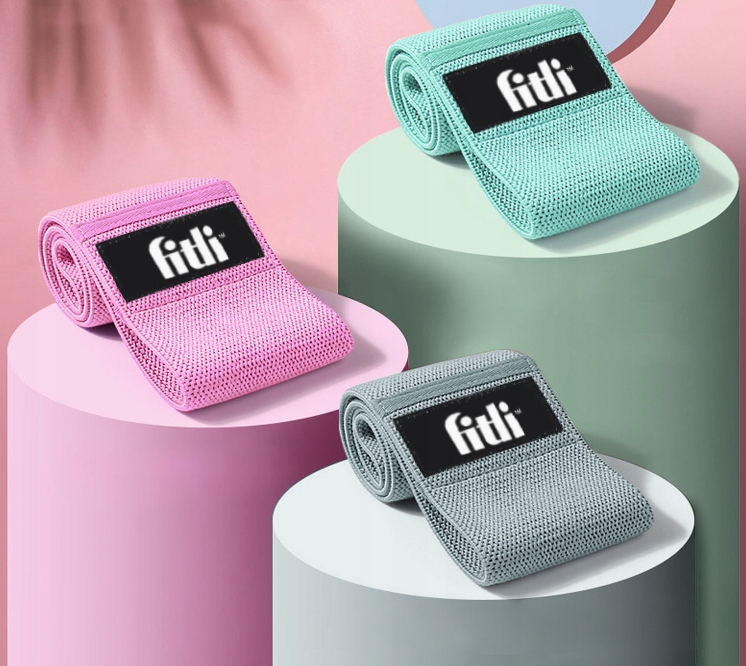 ZESTAW 3 GUMY OPOROWE DO ĆWICZEŃ MATERIAŁOWE HIP BAND MOCNE TAŚMY FITNESS Kod producenta FTL08