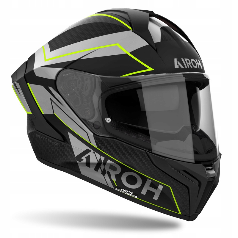 Integrálna Motocyklová Prilba Airoh Matryx Sentinel Yellow Matt M