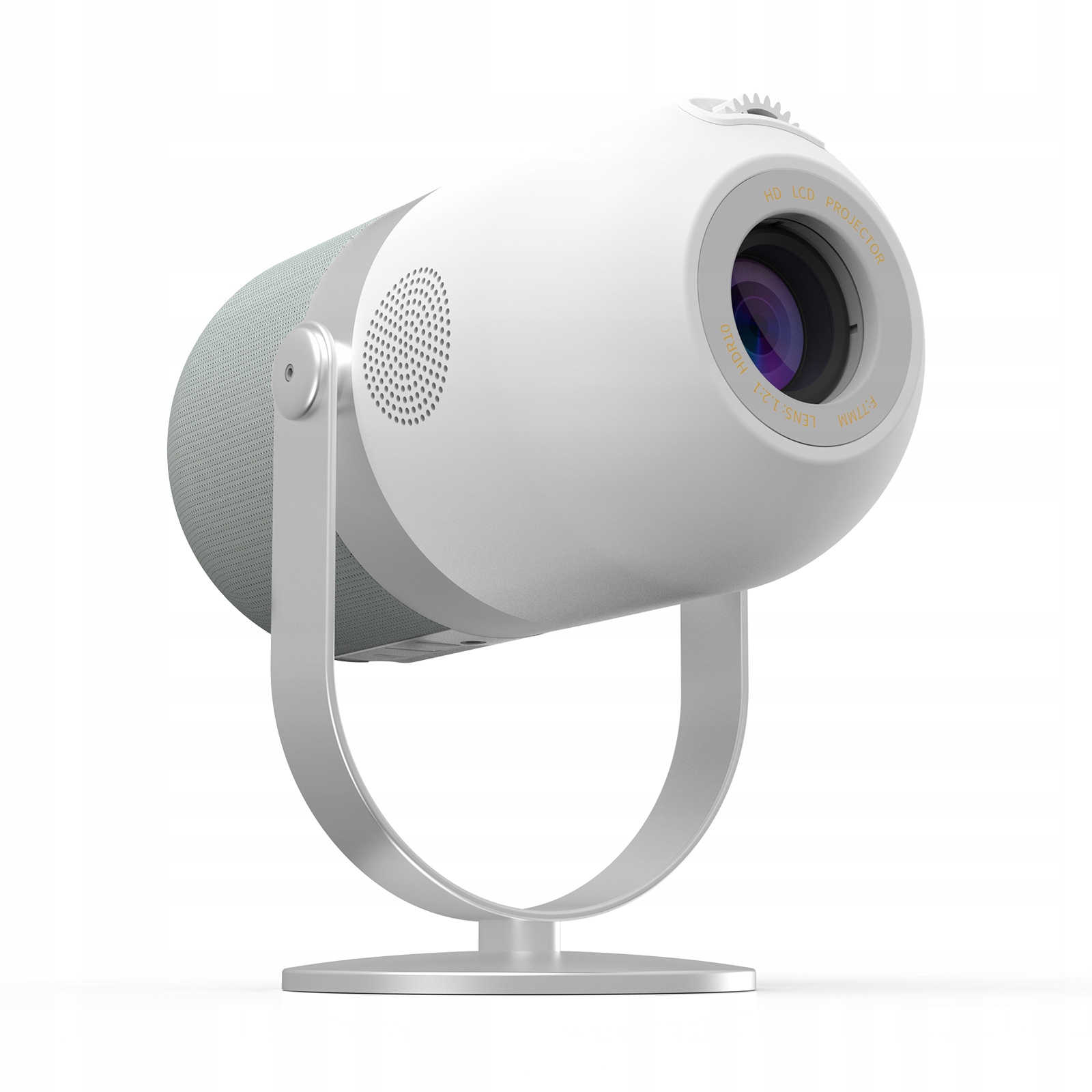 MINI PROJEKTOR OBROTOWY 360 ANDROID WiFi PRZENOŚNY RZUTNIK FULL HD USB HDMI Wbudowane głośniki tak