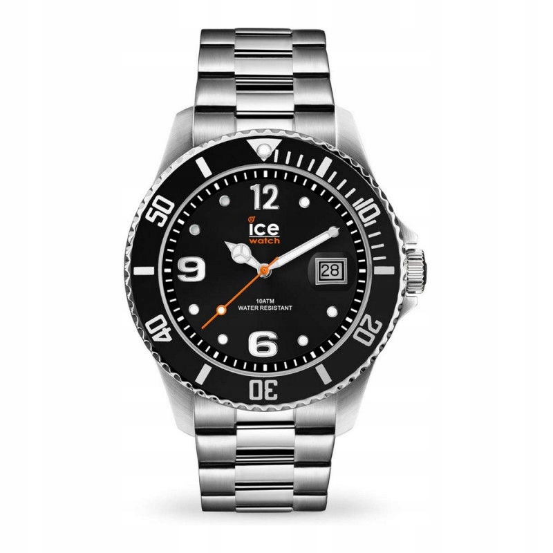 Pánské Hodinky Ice Watch Ice Steel 016032 Silver Black Ocelový náramek