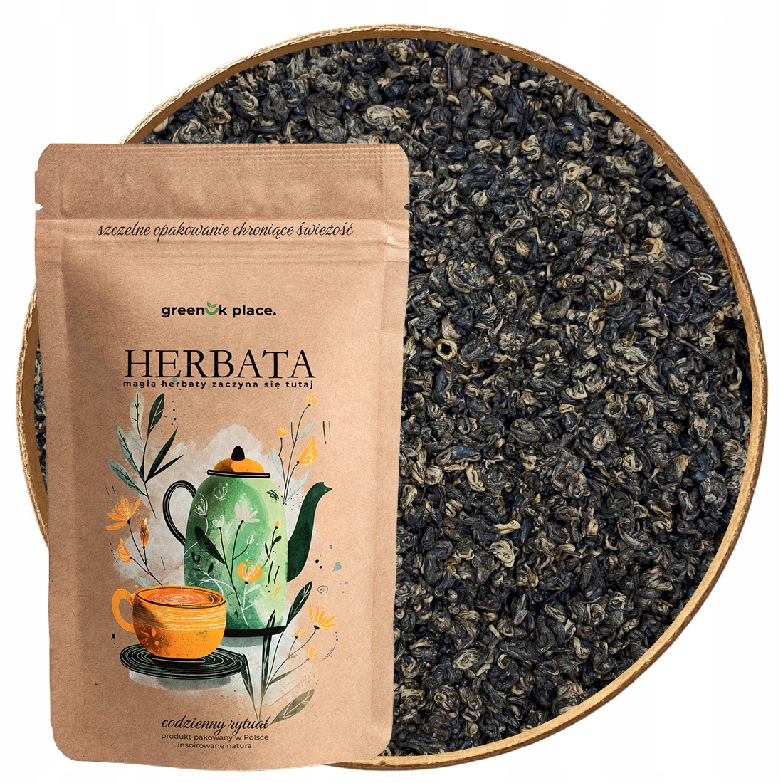 Čaj černý Black Snail Yunnan 1000g čínský velkolistý Vysoká Kvalita