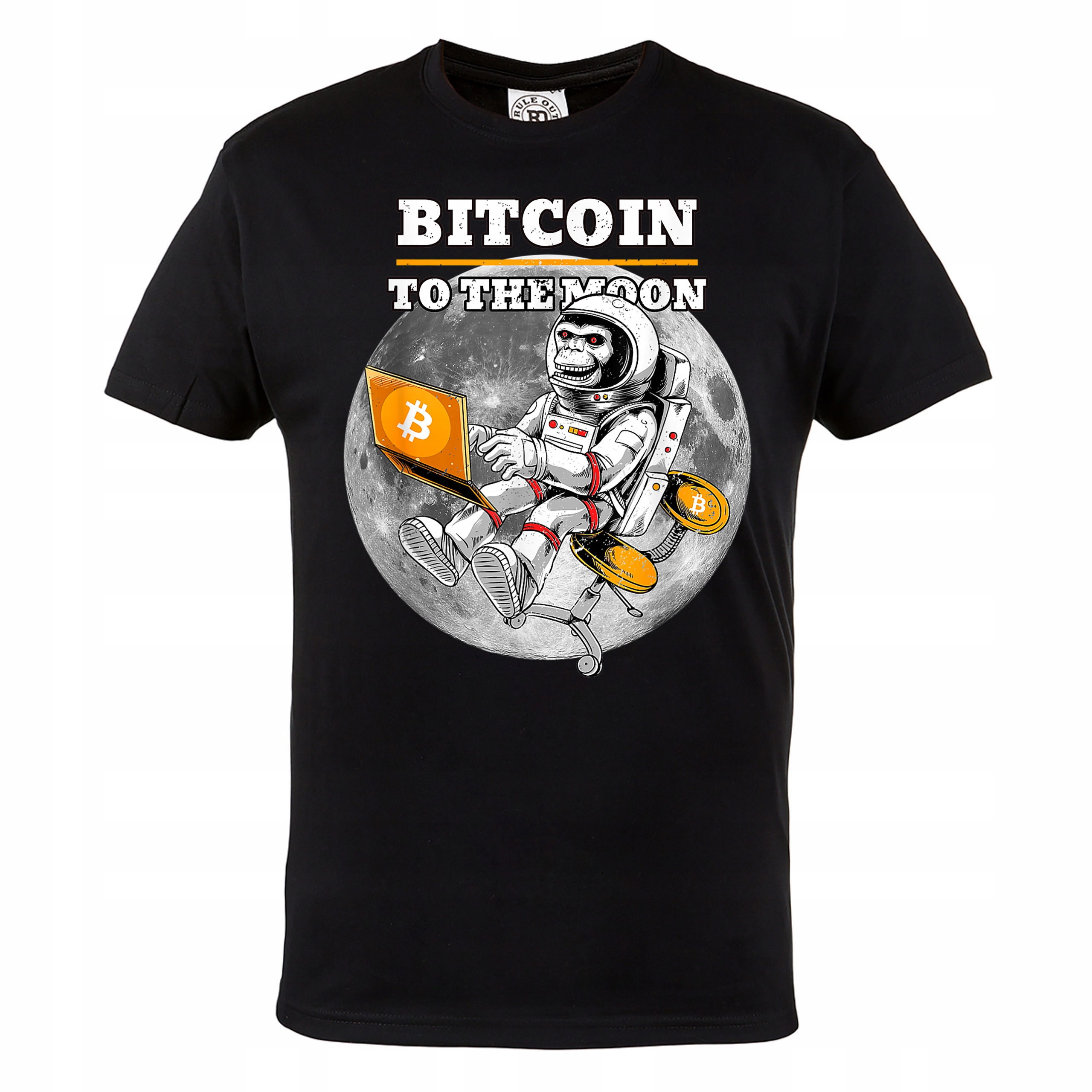 

Męska Koszulka Z Nadrukiem Bitcoin Kryptowaluty