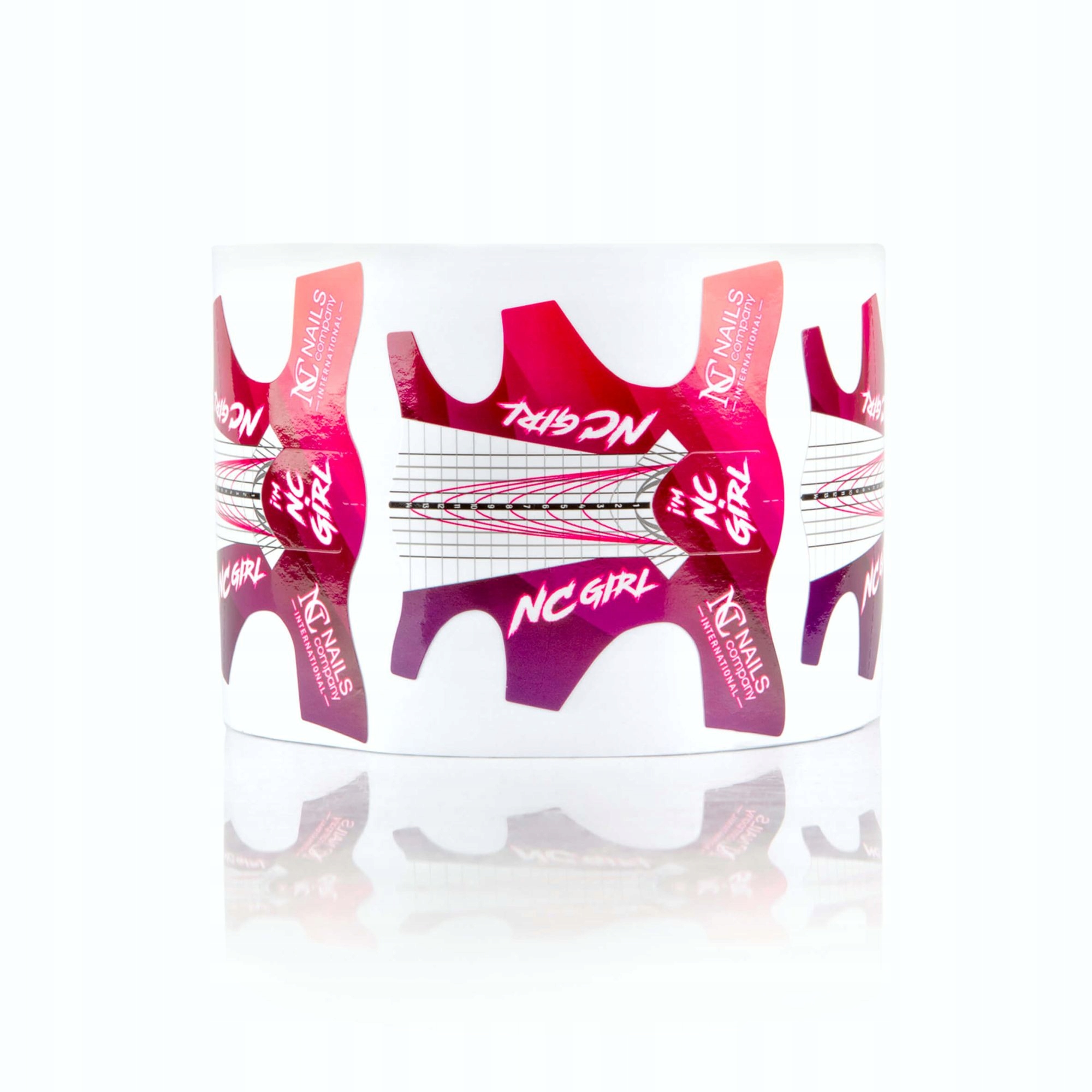 Nails Company Dual Pink formy na prodloužení nehtů 500 ks