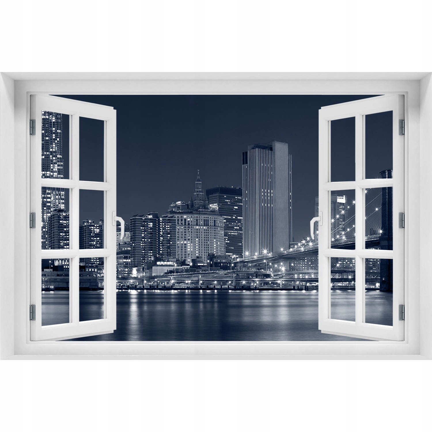 

Naklejka na ścianę 3D Okno Manhattan Nowy Jork