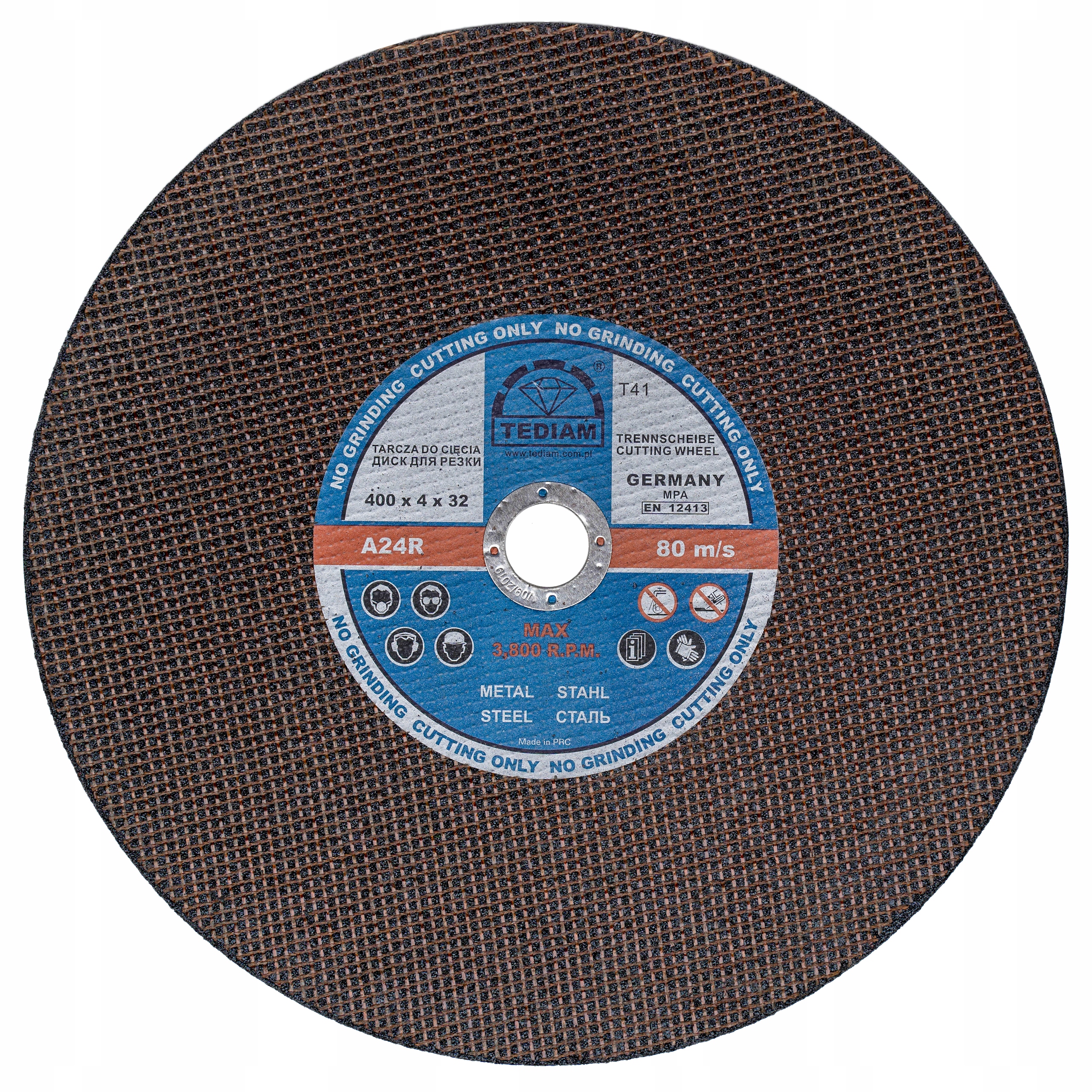 

Tarcza Do Cięcia Metalu 400 x 32 x 4 Tediam