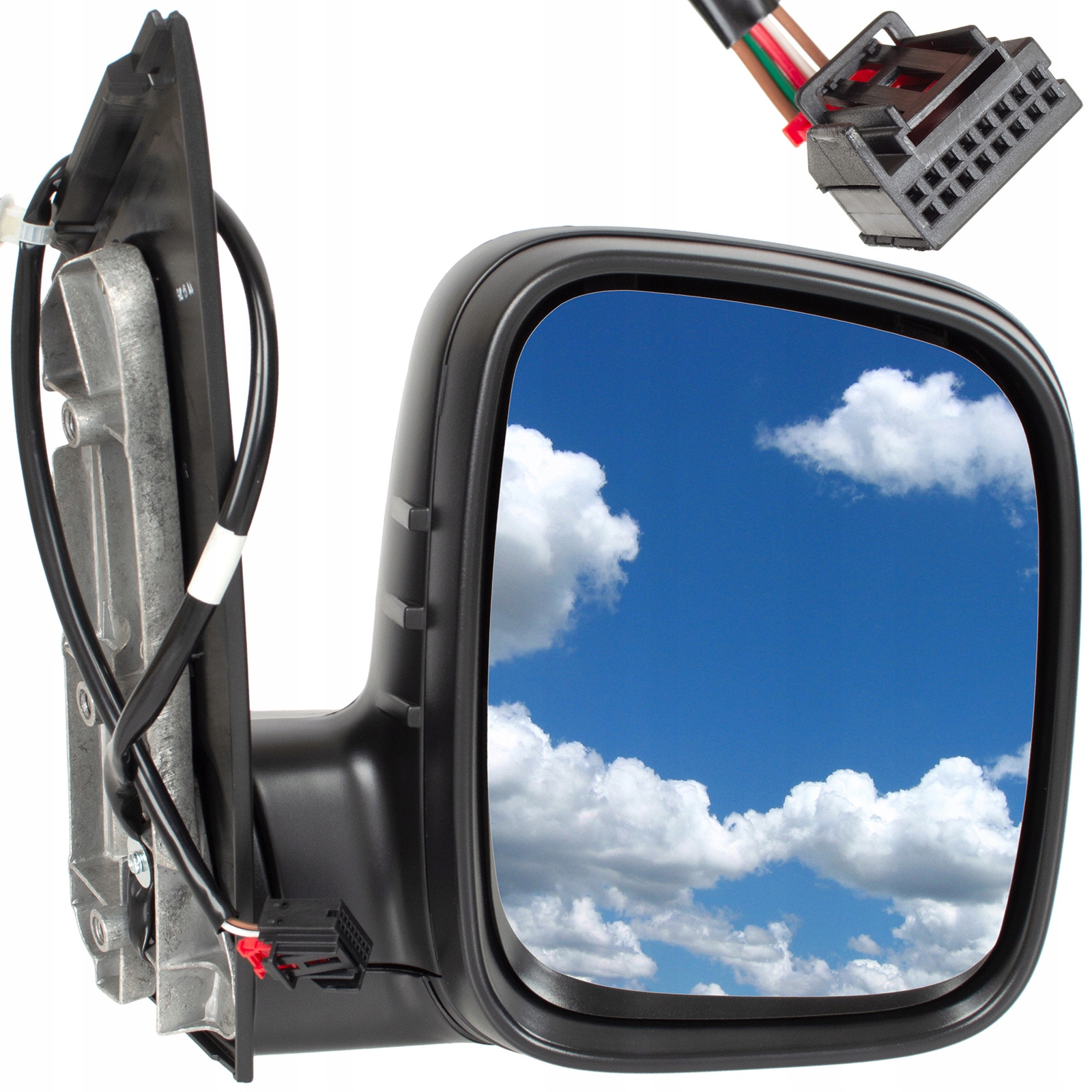 Vnější zrcátko Elektrické Vyhřívané Pravé pro Vw Caddy 2004-