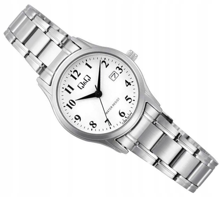 Dámské Klasické Čitelné Hodinky Q&q S Datumovkou C28A-001P Pouzdro 28 mm