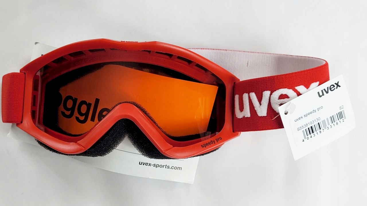 UVEX Heyya Set Red Black 46-50 cm Rozmiar Inny