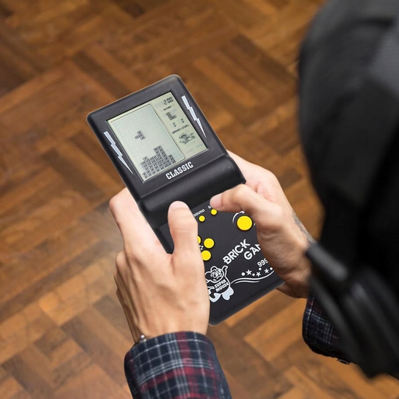 ELEKTRONICZNA GRA TETRIS WĘŻYK KONSOLA KIESZONKOWA RETRO ZRĘCZNOŚCIOWA DUŻA Minimalna liczba graczy 1