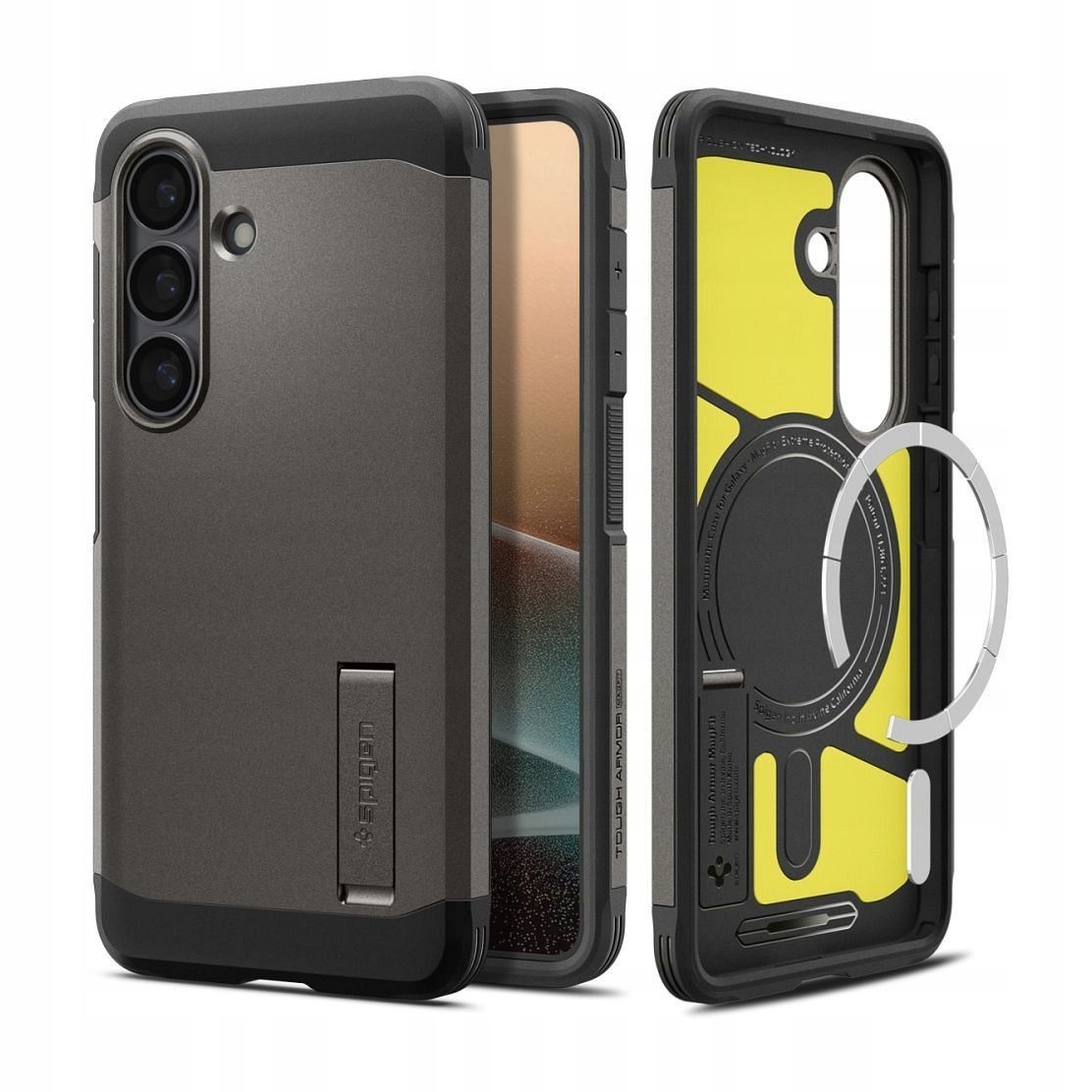 Etui do Samsung S26 Spigen Tough Armor z MagSafe gunmetal