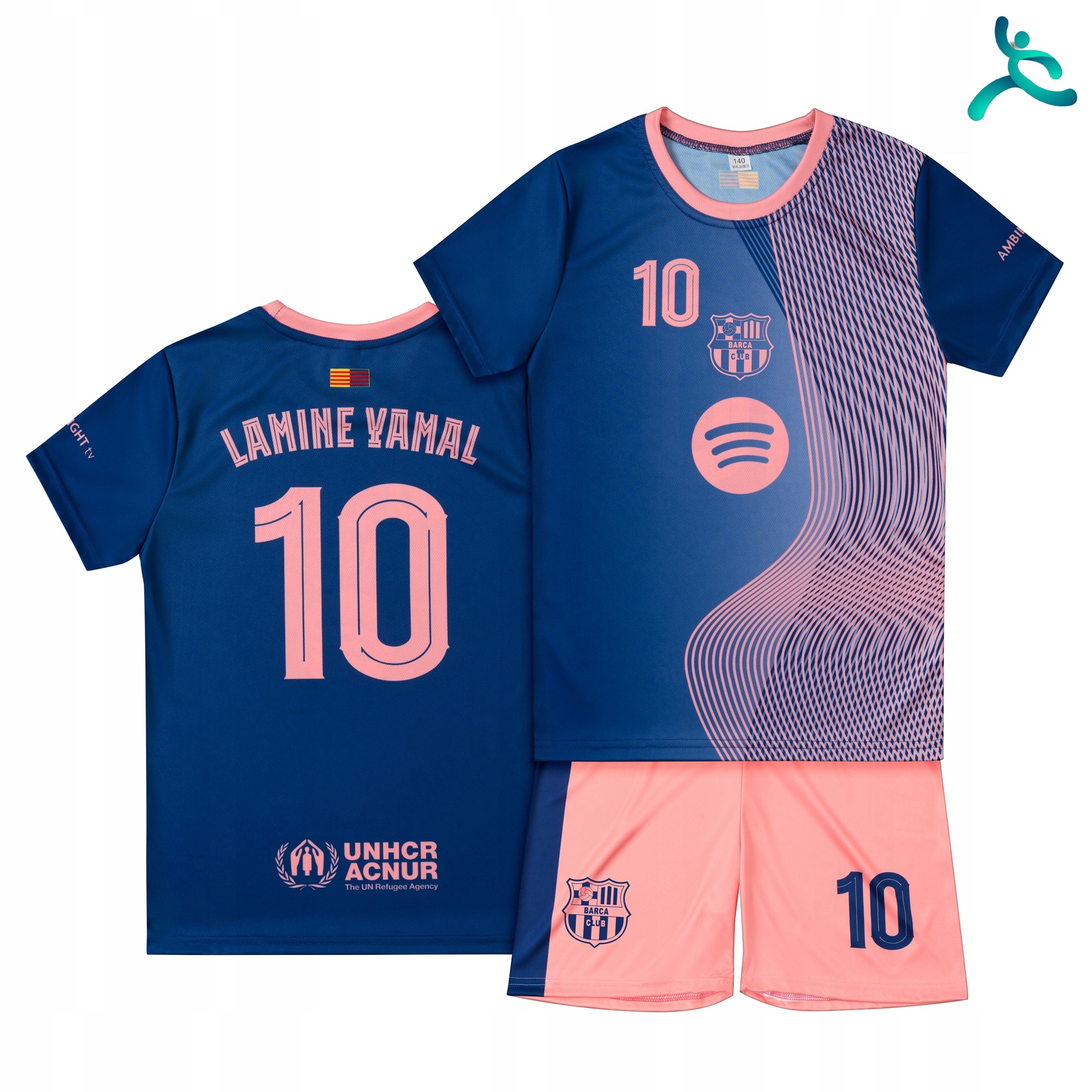 Fotbalové oblečení komplet Lamine Yamal vel 158