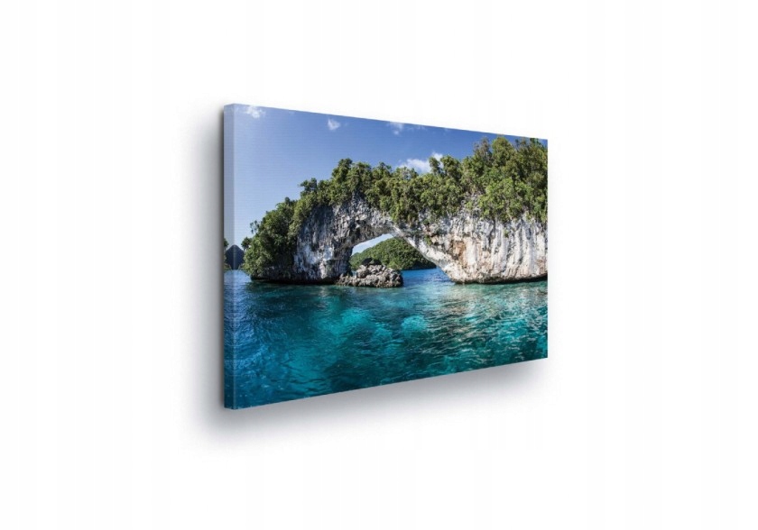 Obraz 100x75 Tropický ráj přírodní oblouk skalní formace tyrkysová voda