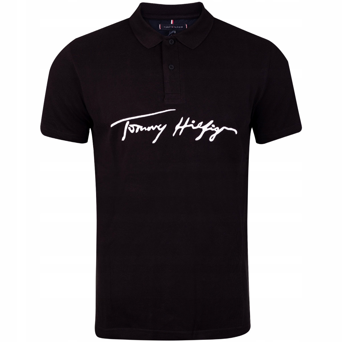 

Tommy Hilfiger Męska Koszulka Polo Sign Black r. L