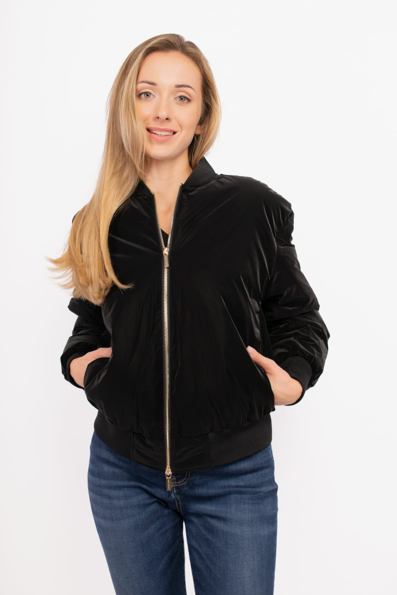 Kurtka damska Armani Exchange 6DYB63 YN6YZ czarny Xs