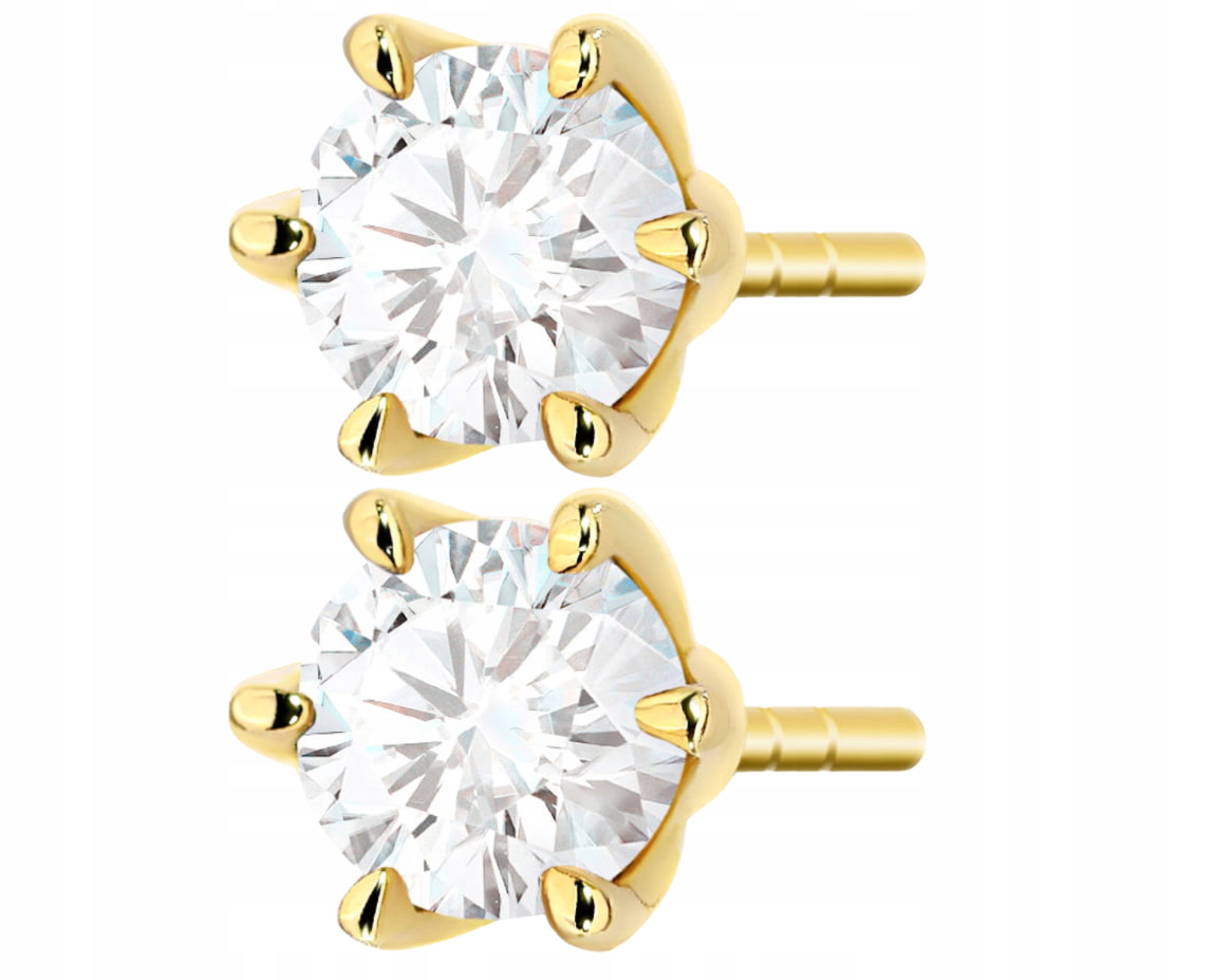 Náušnice Bílé Zlato 585 Brilianty Diamanty Laboratoriální Dárek K Výročí