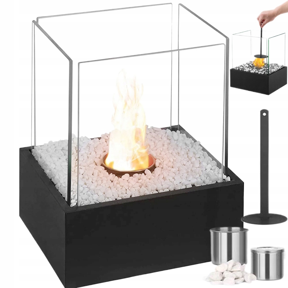 Volně stojící biokrb do domácnosti Bezkouřový biokrb na bioethanol