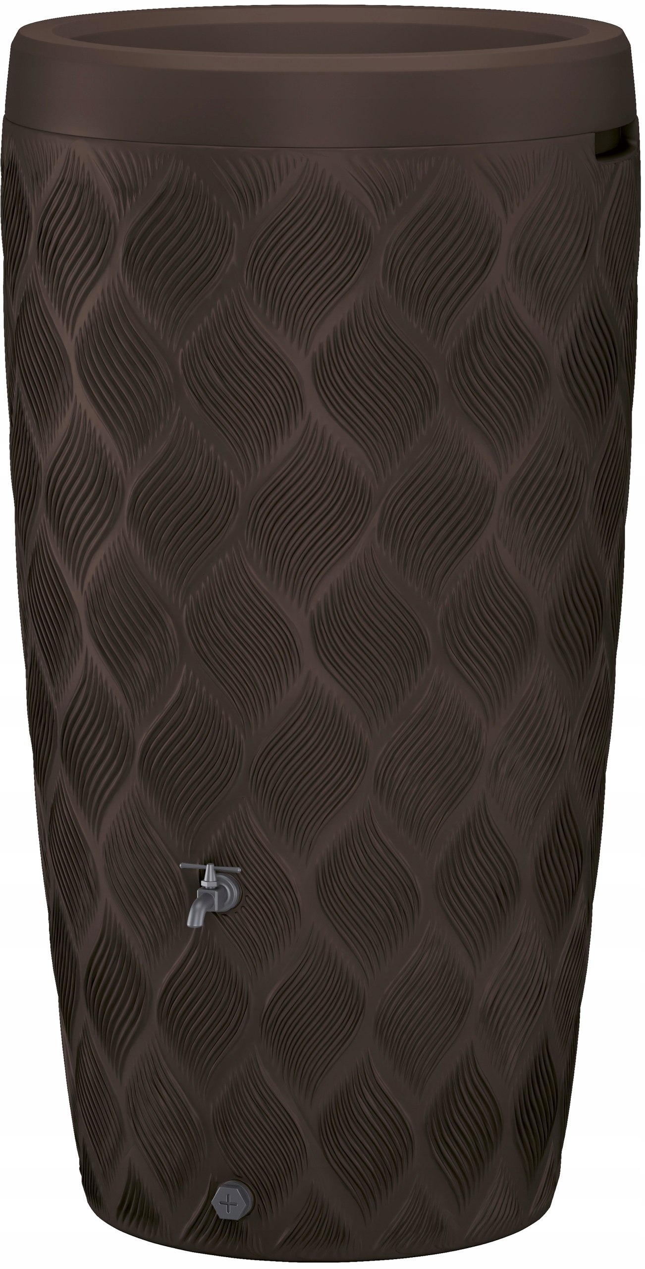 Zbiornik Na Deszczówkę Z Kranikiem Na Wodę Deszczową 240L Flow Kranik Brąz