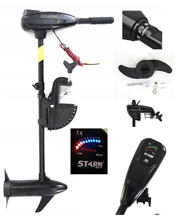Silnik Zaburtowy Elektryczny 480W 46LBS 12V Storm
