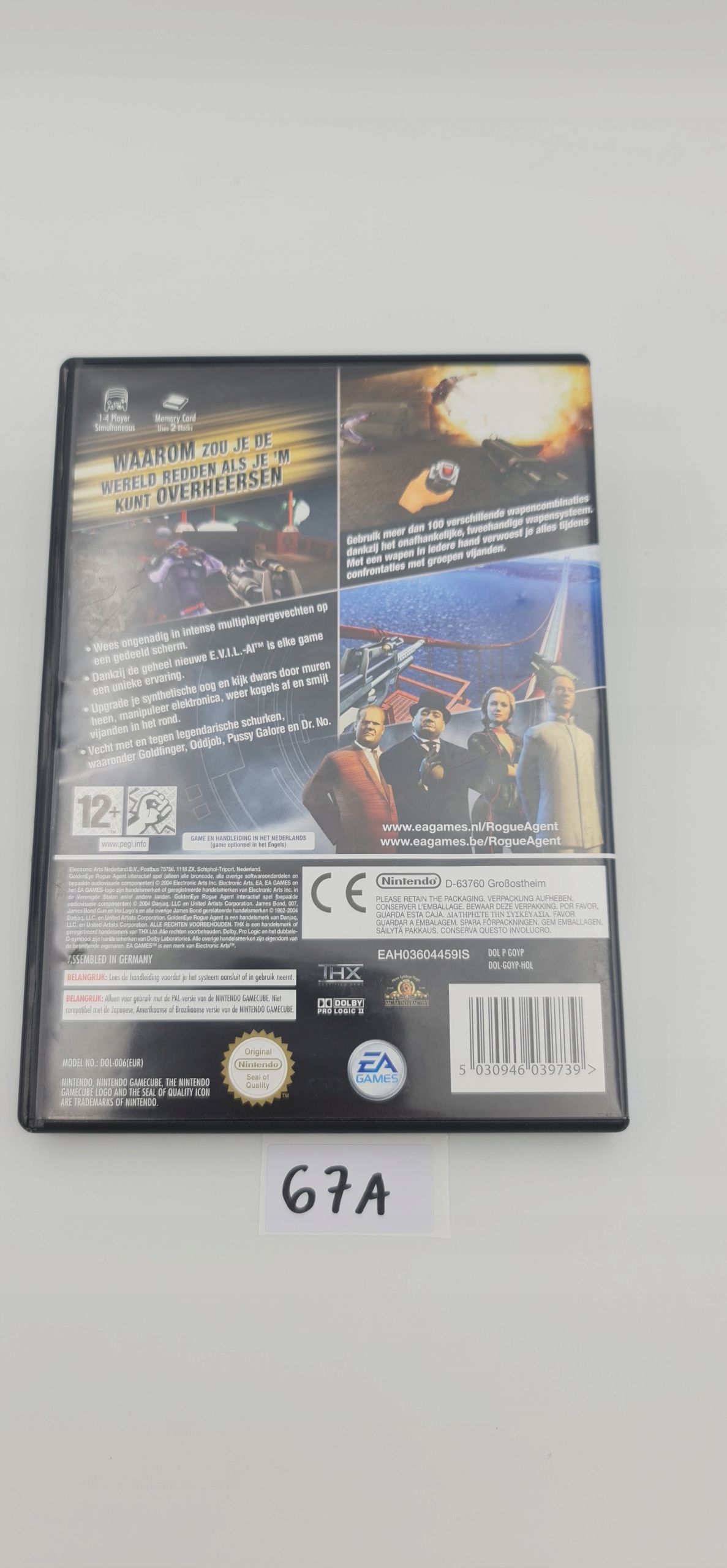 NINTENDO GAMECUBE GOLDENEYE ROGUE AGENT Tematyka gry akcji