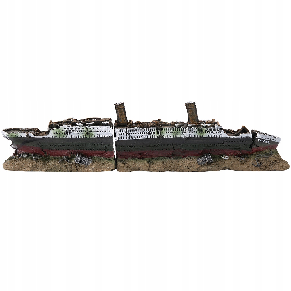 Titanic Ztroskotaná Loď Dekorace do akvária