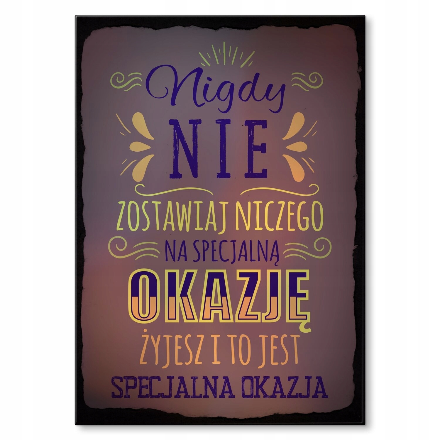 Kovová plakát speciální akce Dárek 30 x 42 cm