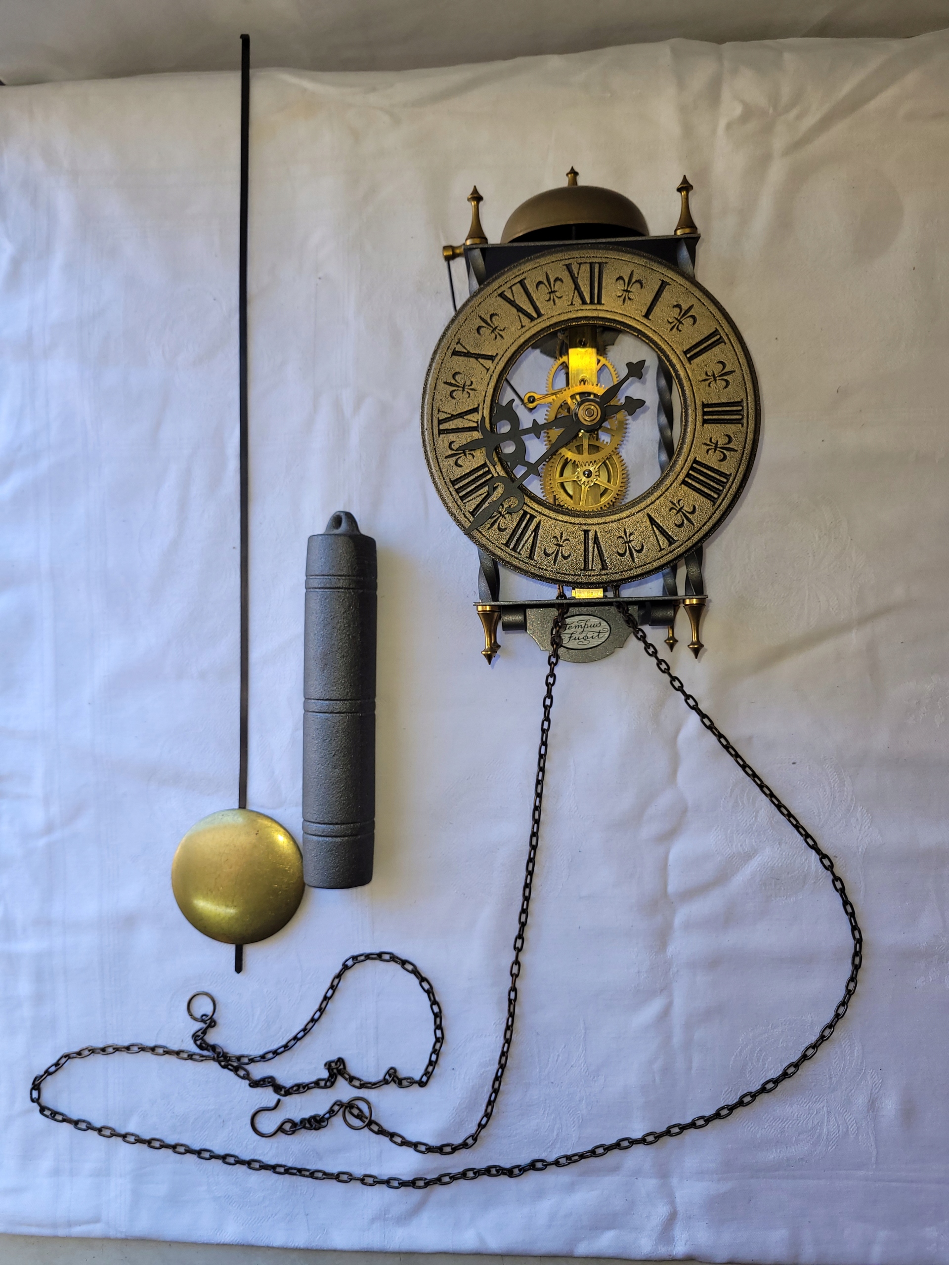 Zegar wiszący Tempus Fugit