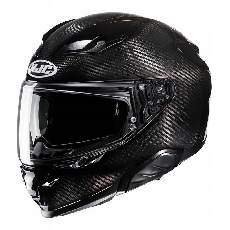 Kask motocyklowy Hjc F71 Carbon Black czarny Gratisy