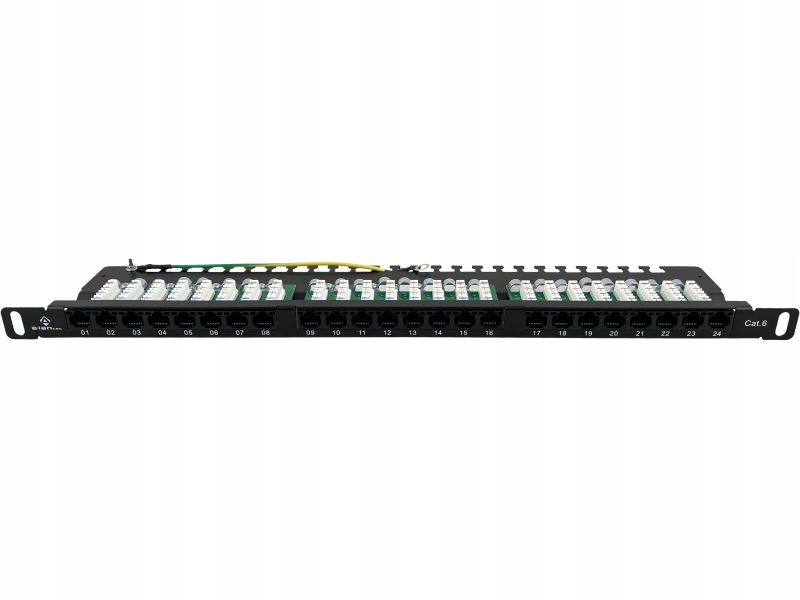 Patch panel Optimum Utp kat.6 24 porty Lsa 0.5U Alantec