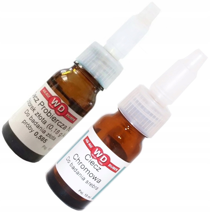 Chromová kapalina Chlorid zlatý Au 0,18 g Sada 10 ml