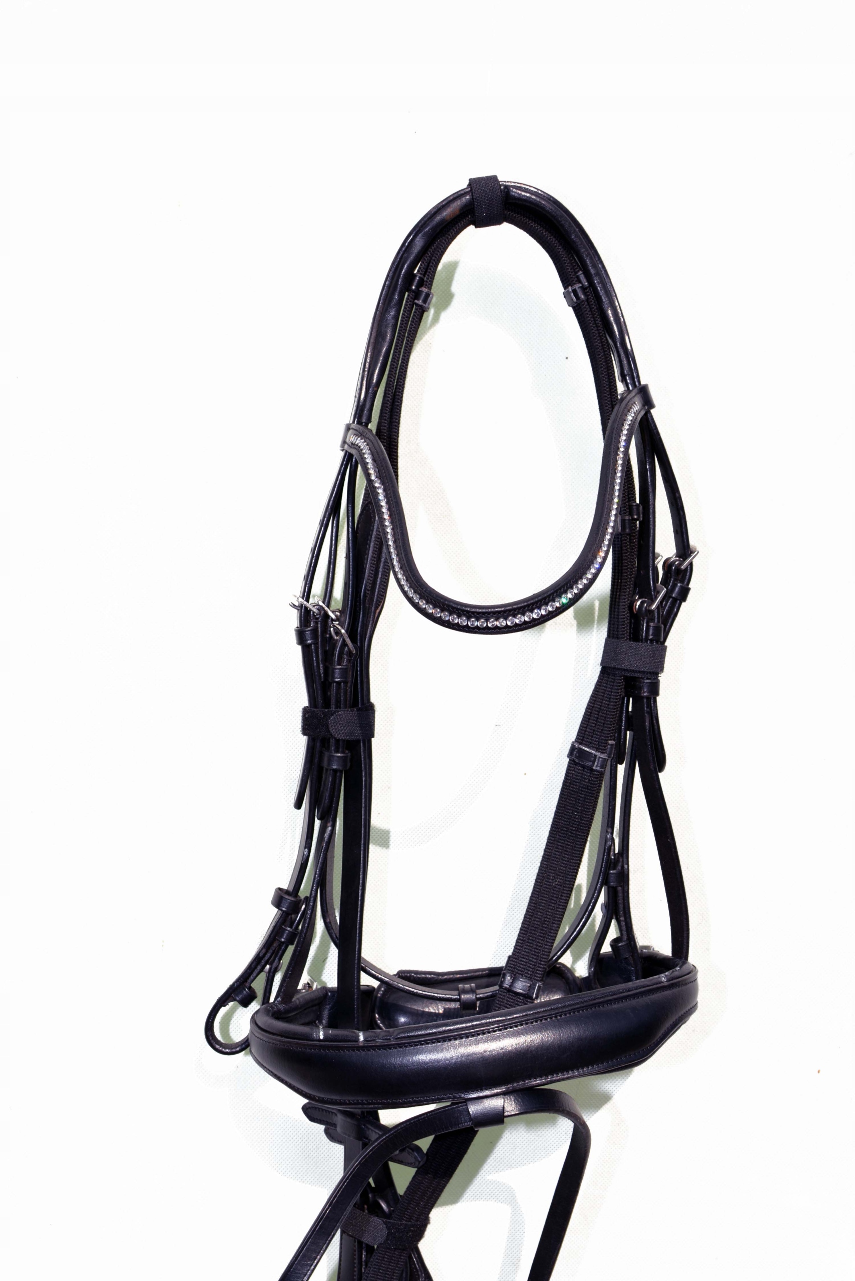 Ogłowie+ Wodze Anatomiczne Profilowane Skóra Premium Roz. Full