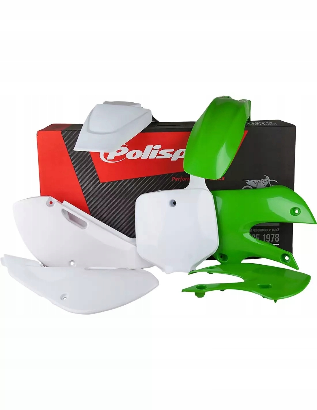 Polisport Sada Plastov Kawasaki Kx 65 '00-'25 V Súprave S Tabuľou Pred