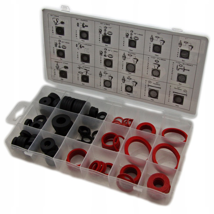 HOGERT USZCZELKI ZESTAW O-RINGÓW ORINGÓW USZCZELEK HYDRAULICZNYCH 141szt.