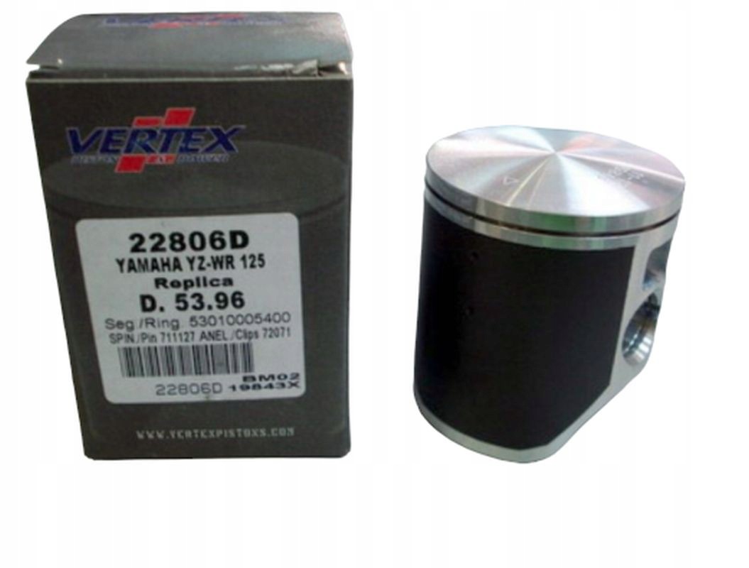 Vertex Piest Yamaha Yz 125 (YZ125) '02-'04 Replika (53,95 MM)