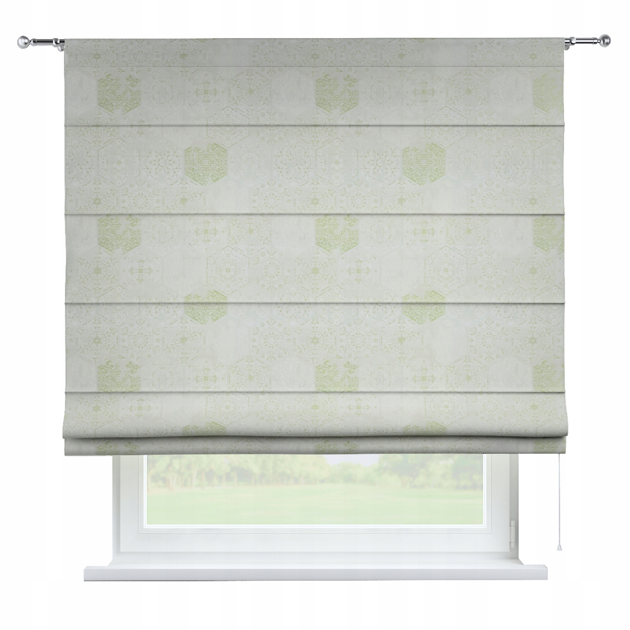 Hotová rímska roleta Torino 120 x 160 cm zelená