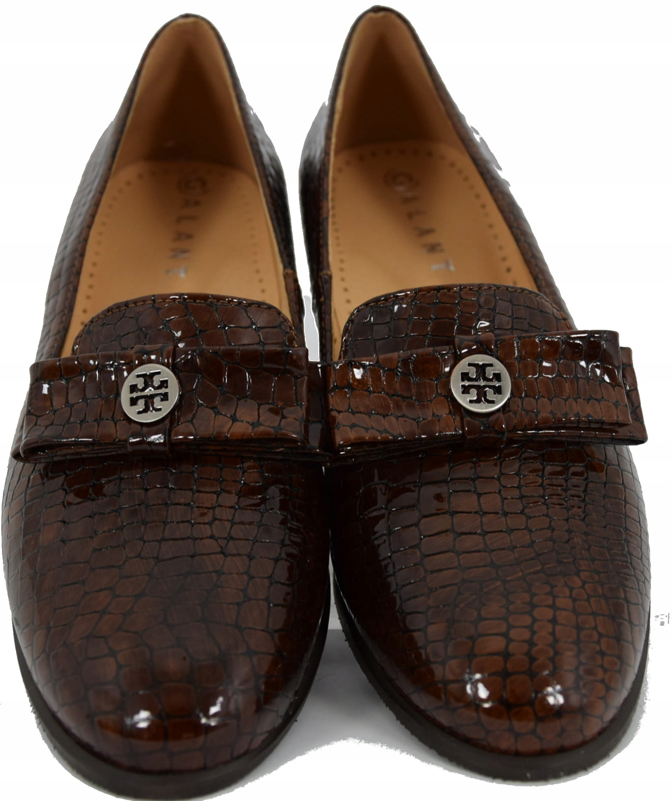 MOKASYNY DAMSKIE ELEGANCKIE MODNE BUTY BRĄZ 452 37 Rozmiar 37