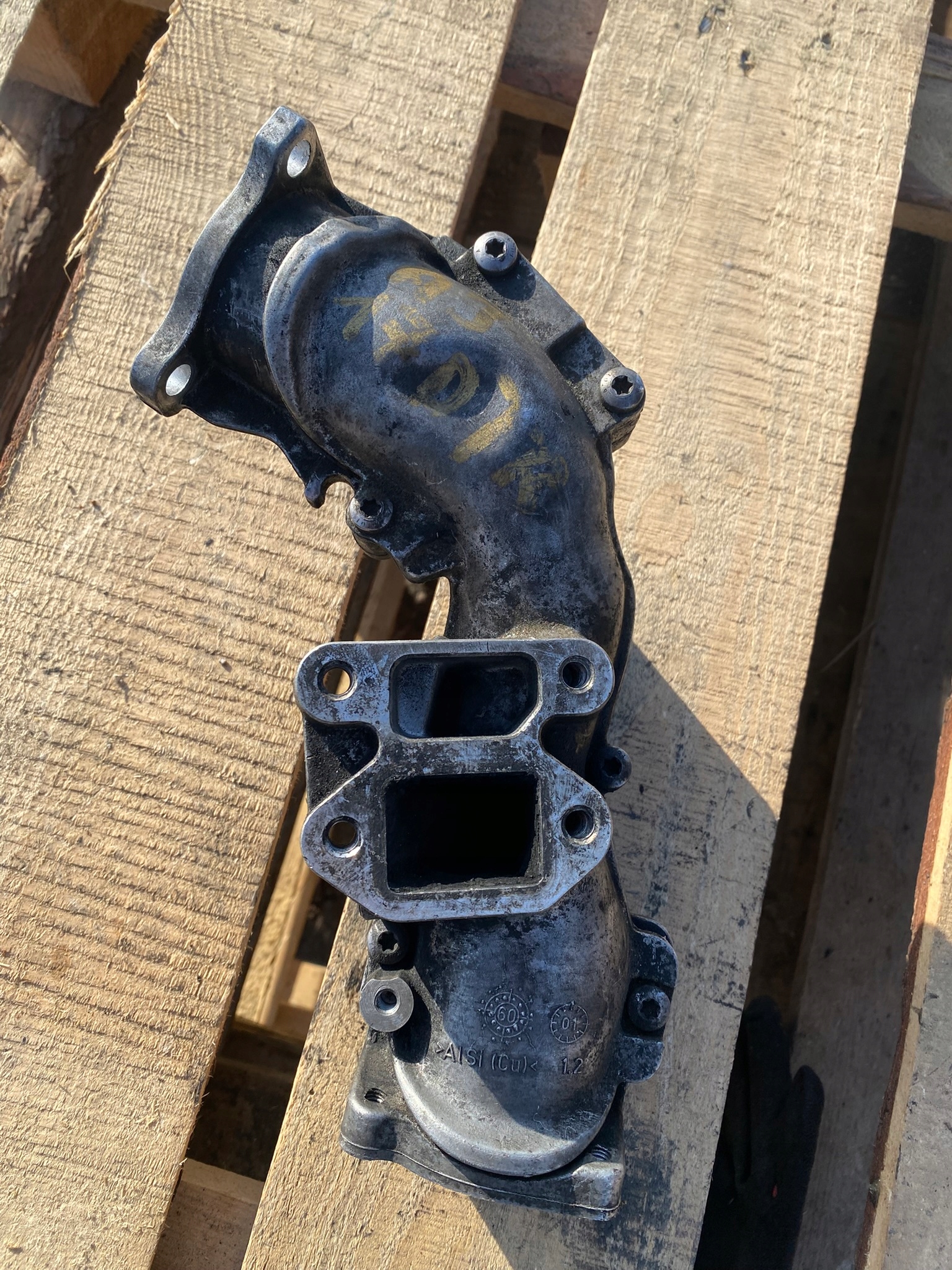 pipe header pipe EGR valve OPEL ZAFIRA 1.7CDTI 8973858235